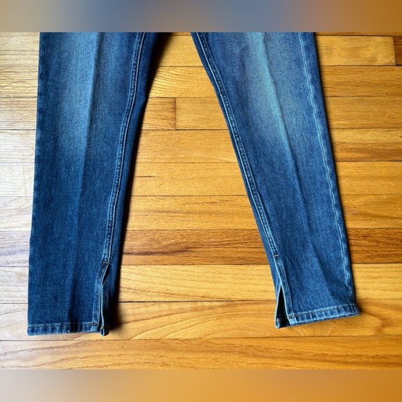 Banana Republic Jeans Mid Rise Skinny Split Ankle Detail Women’s Size 29 - Picture 2 of 7